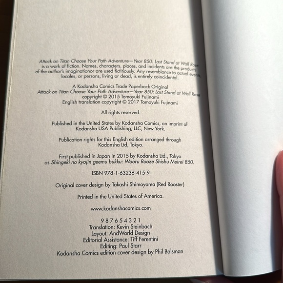 Attack On Titan Adventure book - Picture 5 of 6